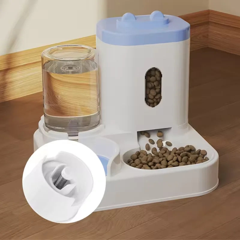 Large-Capacity Automatic Pet Food & Water Dispenser