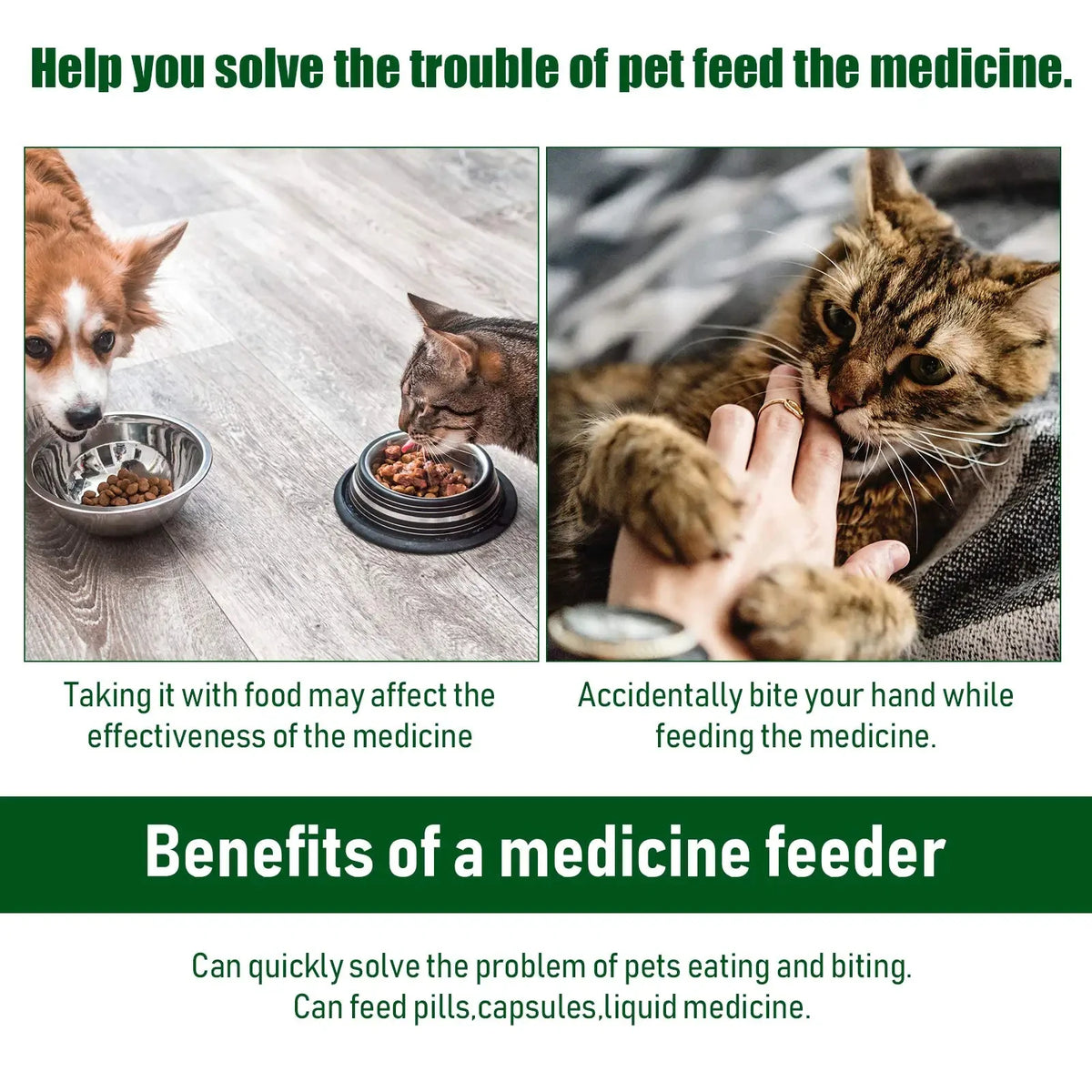 Easy-Press Pet Pill Dispenser