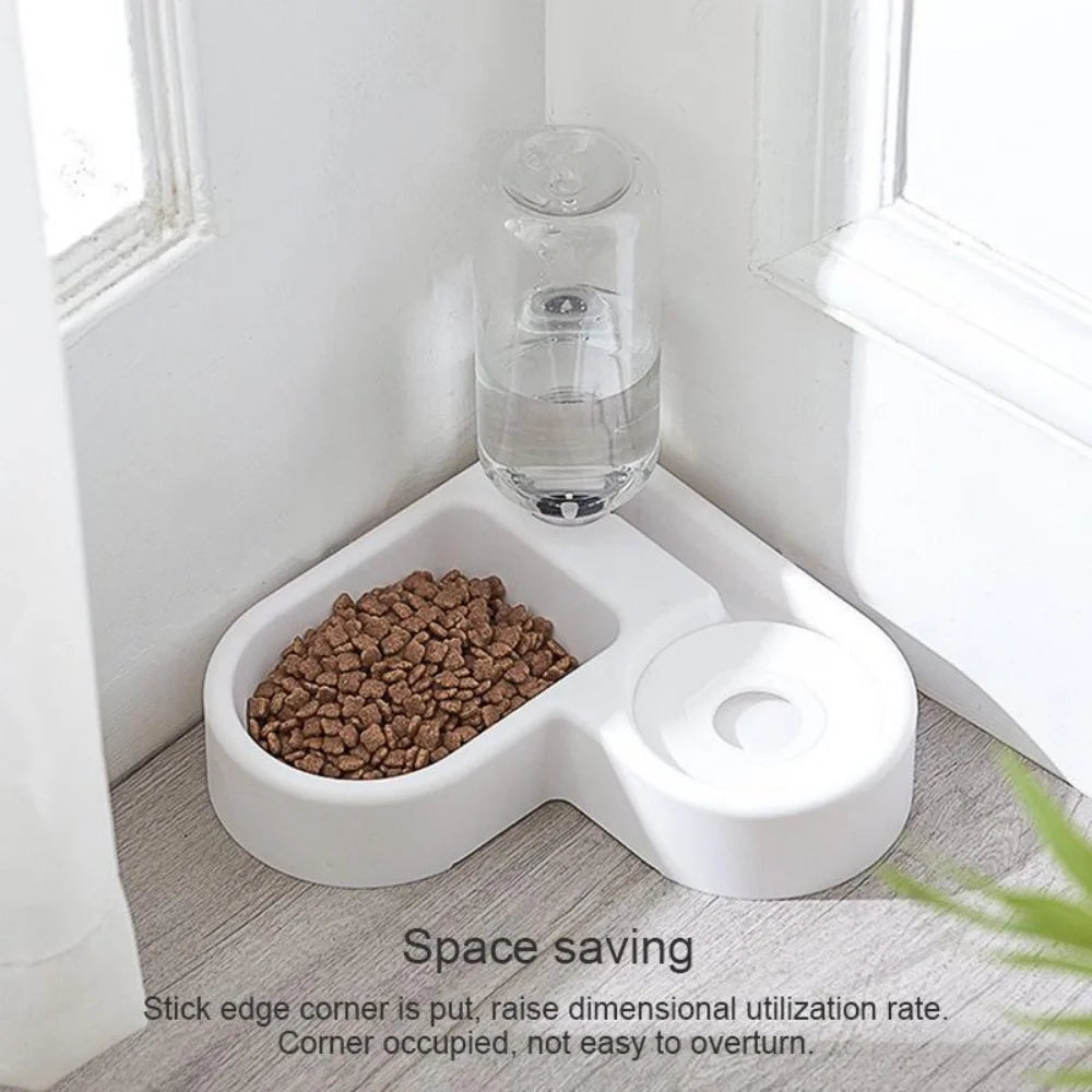 500ml Portable Automatic Pet Feeder Bowl