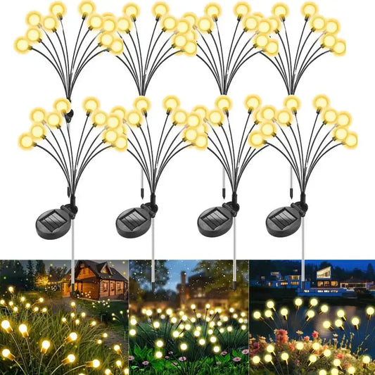Solar Starburst Garden Pathway Lights (8-Pack)