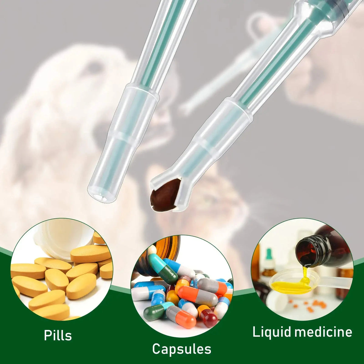Easy-Press Pet Pill Dispenser
