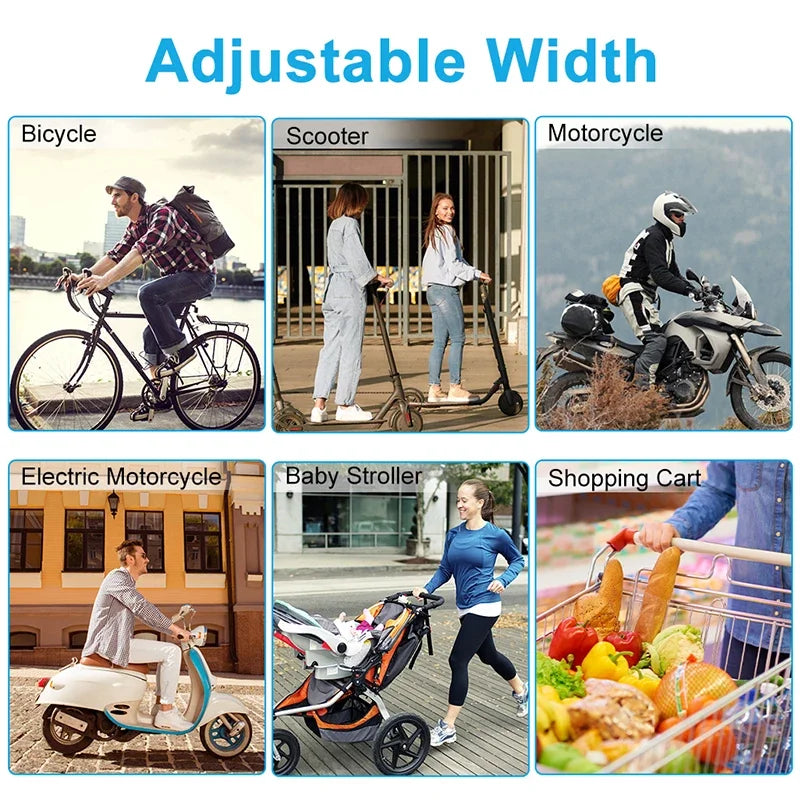 360° Rotating Bike & Motorcycle Phone Mount — Universal Anti-Slip Handlebar Holder