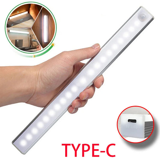 USB-C Rechargeable Motion Sensor LED Light